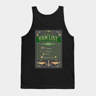 Van Life Van List Tank Top